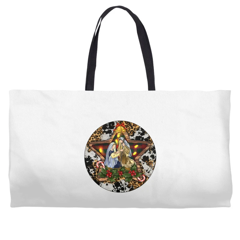 Oh Holy Night Christmas Weekender Totes 2 Oh Holy Night Christmas Weekender Totes - Image 2