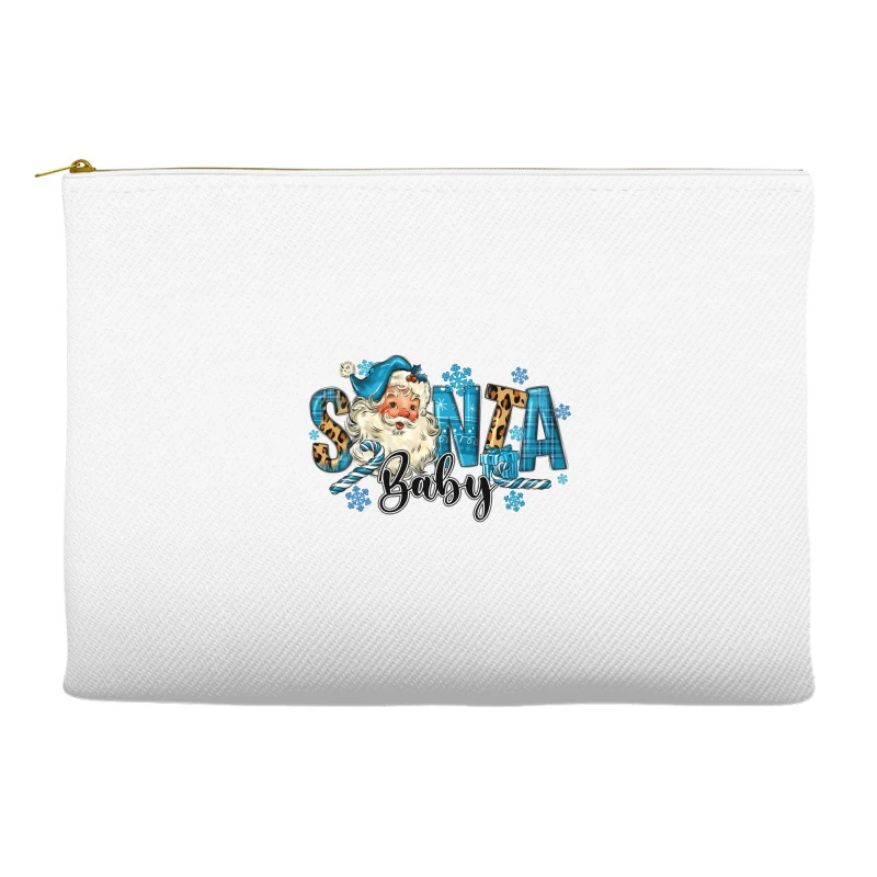 Santa Baby Christmas Accessory Pouches 2 Santa Baby Christmas Accessory Pouches - Image 2
