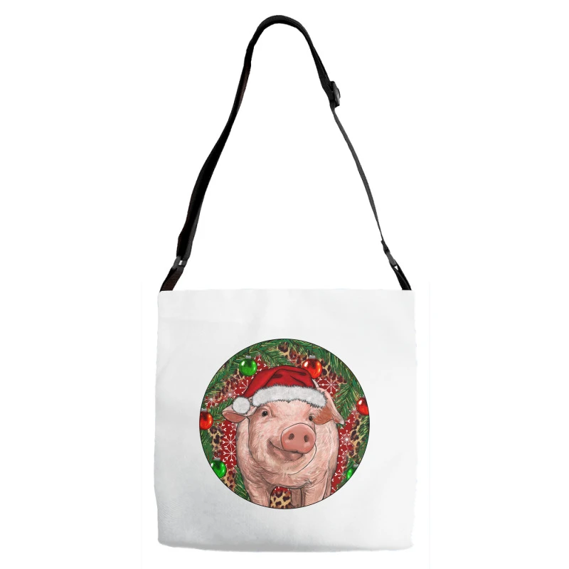 Pig Christmas Adjustable Strap Totes 2 Pig Christmas Adjustable Strap Totes - Image 2