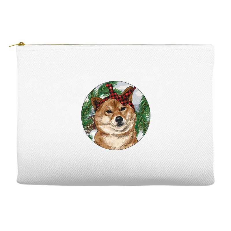 Shiba Inu Christmas Accessory Pouches 2 Shiba Inu Christmas Accessory Pouches - Image 2