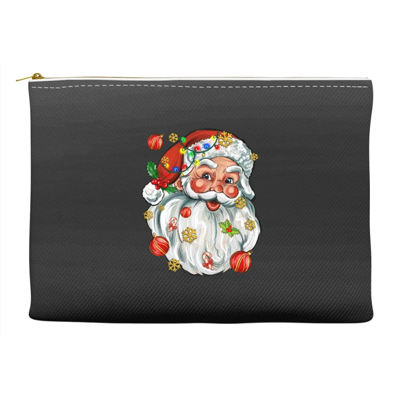 Santa With Little Christmas Accessory Pouches 2 Santa With Little Christmas Accessory Pouches - Image 2